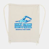 10 Ounce Cotton Canvas Drawstring Backpack Thumbnail