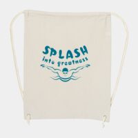 10 Ounce Cotton Canvas Drawstring Backpack Thumbnail