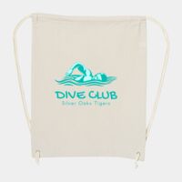 10 Ounce Cotton Canvas Drawstring Backpack Thumbnail