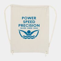 10 Ounce Cotton Canvas Drawstring Backpack Thumbnail