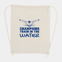 10 Ounce Cotton Canvas Drawstring Backpack Thumbnail