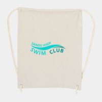 10 Ounce Cotton Canvas Drawstring Backpack Thumbnail