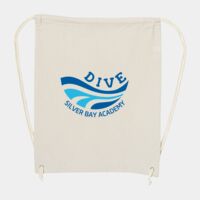 10 Ounce Cotton Canvas Drawstring Backpack Thumbnail