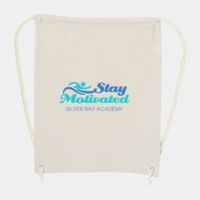 10 Ounce Cotton Canvas Drawstring Backpack Thumbnail