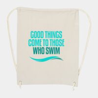 10 Ounce Cotton Canvas Drawstring Backpack Thumbnail