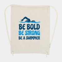 10 Ounce Cotton Canvas Drawstring Backpack Thumbnail