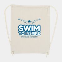 10 Ounce Cotton Canvas Drawstring Backpack Thumbnail