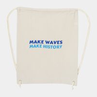 10 Ounce Cotton Canvas Drawstring Backpack Thumbnail