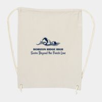 10 Ounce Cotton Canvas Drawstring Backpack Thumbnail