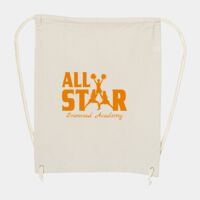 10 Ounce Cotton Canvas Drawstring Backpack Thumbnail