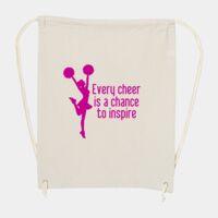 10 Ounce Cotton Canvas Drawstring Backpack Thumbnail