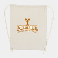 10 Ounce Cotton Canvas Drawstring Backpack Thumbnail