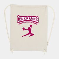 10 Ounce Cotton Canvas Drawstring Backpack Thumbnail