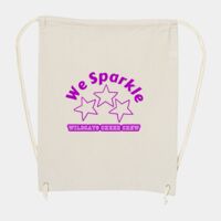 10 Ounce Cotton Canvas Drawstring Backpack Thumbnail