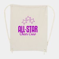 10 Ounce Cotton Canvas Drawstring Backpack Thumbnail