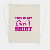 10 Ounce Cotton Canvas Drawstring Backpack Thumbnail