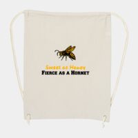 10 Ounce Cotton Canvas Drawstring Backpack Thumbnail