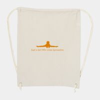 10 Ounce Cotton Canvas Drawstring Backpack Thumbnail