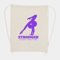 10 Ounce Cotton Canvas Drawstring Backpack Thumbnail