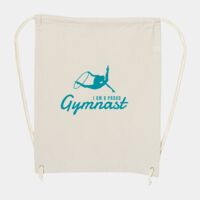 10 Ounce Cotton Canvas Drawstring Backpack Thumbnail