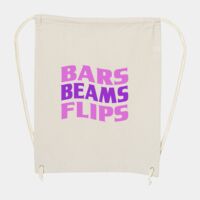 10 Ounce Cotton Canvas Drawstring Backpack Thumbnail