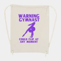 10 Ounce Cotton Canvas Drawstring Backpack Thumbnail