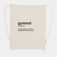 10 Ounce Cotton Canvas Drawstring Backpack Thumbnail