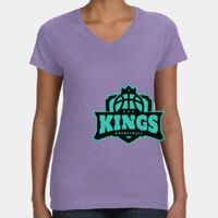 Women's V-Neck Fine Jersey Tee Thumbnail