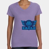 Women's V-Neck Fine Jersey Tee Thumbnail