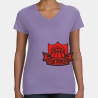 Women's V-Neck Fine Jersey Tee Thumbnail