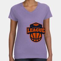 Women's V-Neck Fine Jersey Tee Thumbnail