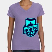 Women's V-Neck Fine Jersey Tee Thumbnail
