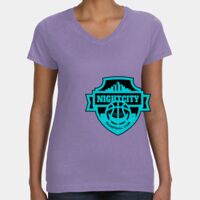 Women's V-Neck Fine Jersey Tee Thumbnail