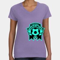 Women's V-Neck Fine Jersey Tee Thumbnail
