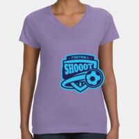 Women's V-Neck Fine Jersey Tee Thumbnail
