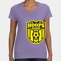 Women's V-Neck Fine Jersey Tee Thumbnail