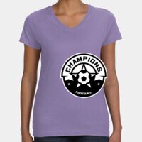 Women's V-Neck Fine Jersey Tee Thumbnail