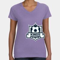 Women's V-Neck Fine Jersey Tee Thumbnail