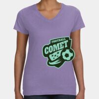 Women's V-Neck Fine Jersey Tee Thumbnail