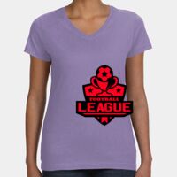 Women's V-Neck Fine Jersey Tee Thumbnail