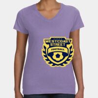Women's V-Neck Fine Jersey Tee Thumbnail