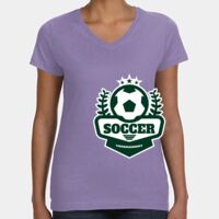 Women's V-Neck Fine Jersey Tee Thumbnail