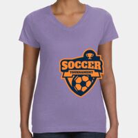 Women's V-Neck Fine Jersey Tee Thumbnail
