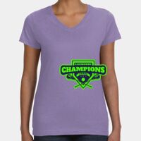 Women's V-Neck Fine Jersey Tee Thumbnail