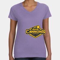 Women's V-Neck Fine Jersey Tee Thumbnail