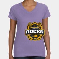 Women's V-Neck Fine Jersey Tee Thumbnail
