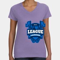 Women's V-Neck Fine Jersey Tee Thumbnail