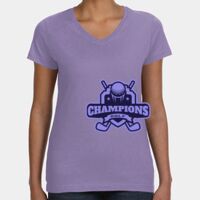 Women's V-Neck Fine Jersey Tee Thumbnail