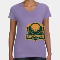 Women's V-Neck Fine Jersey Tee Thumbnail