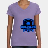 Women's V-Neck Fine Jersey Tee Thumbnail